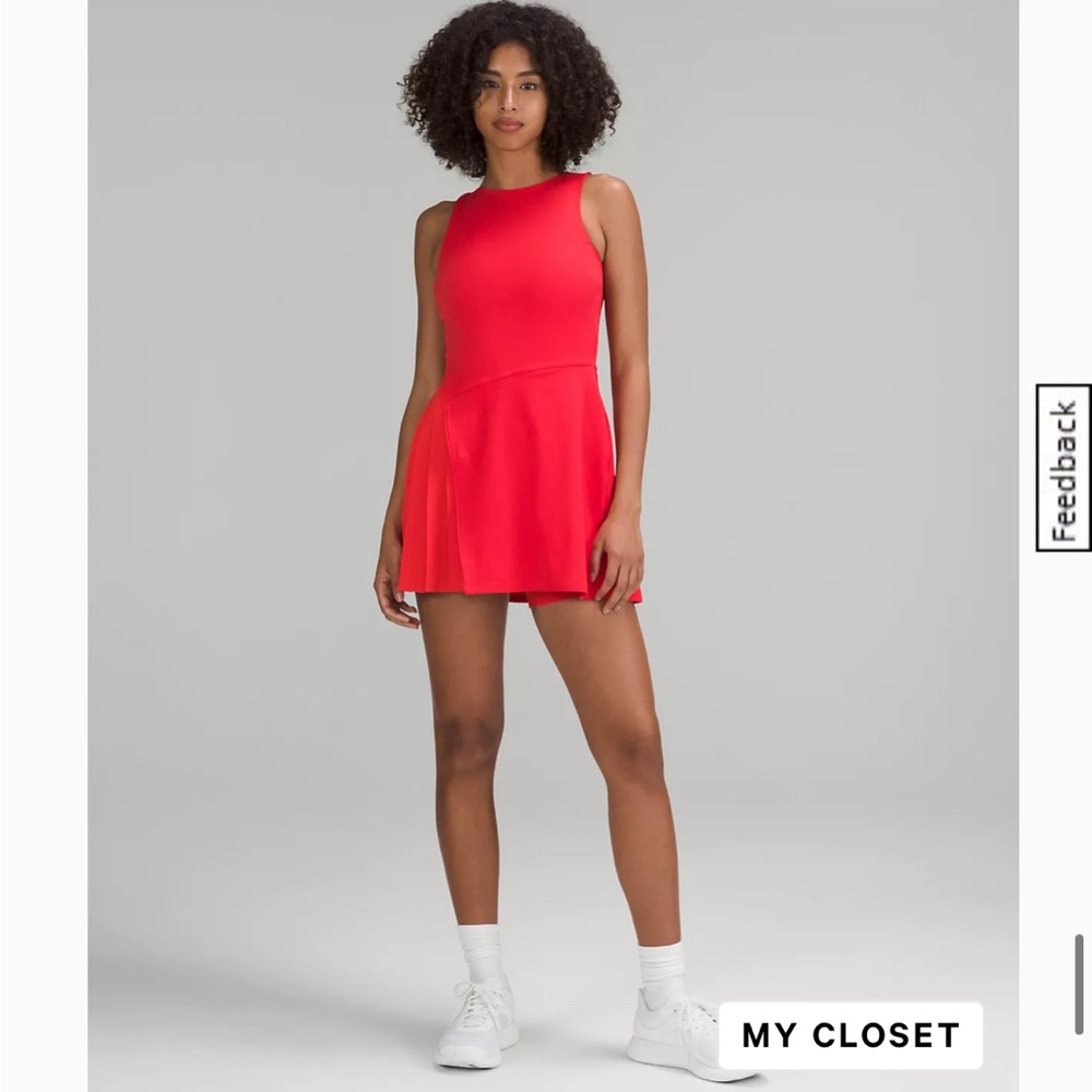 Lululemon tennis Dress Carnation Red